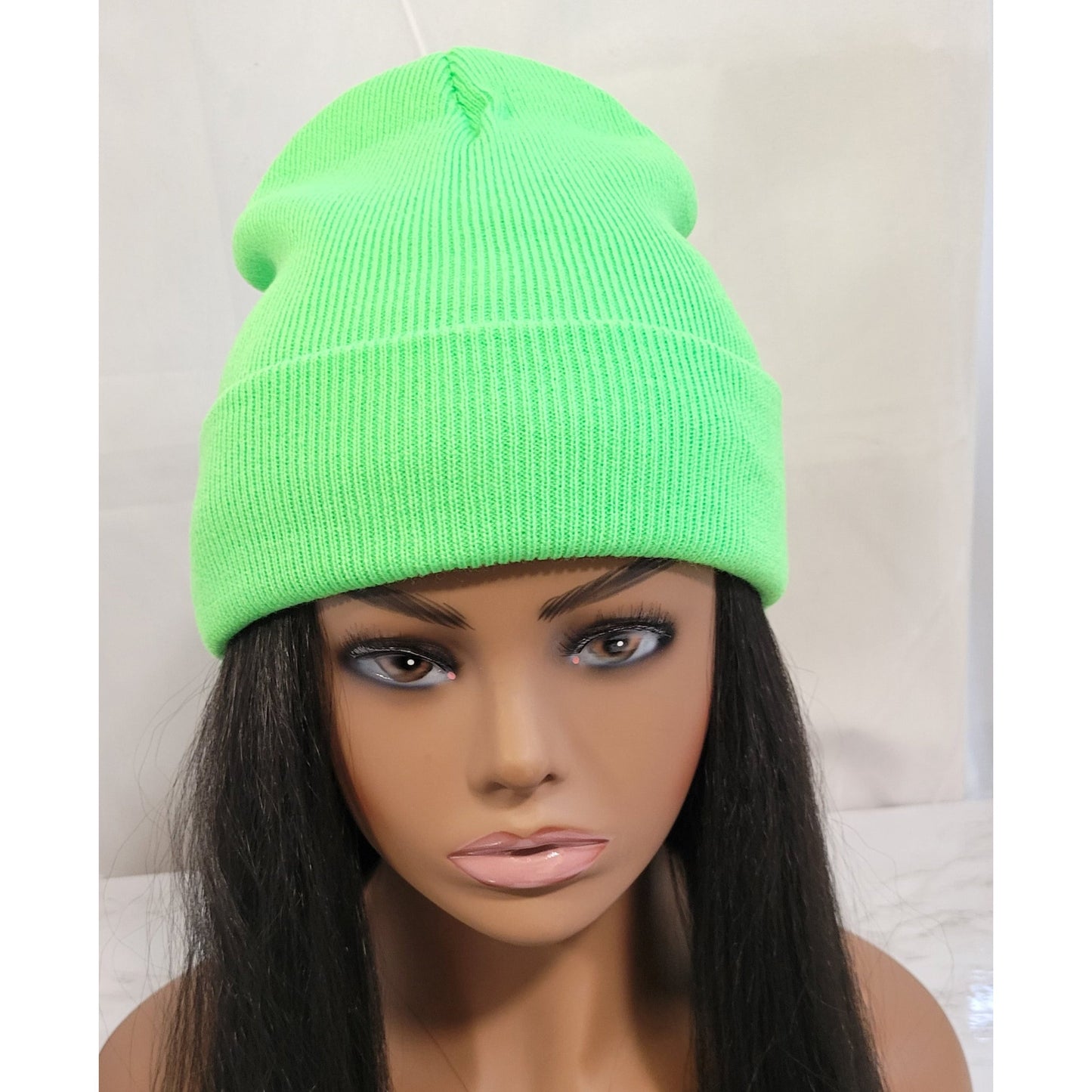 Satin lined knit beanie