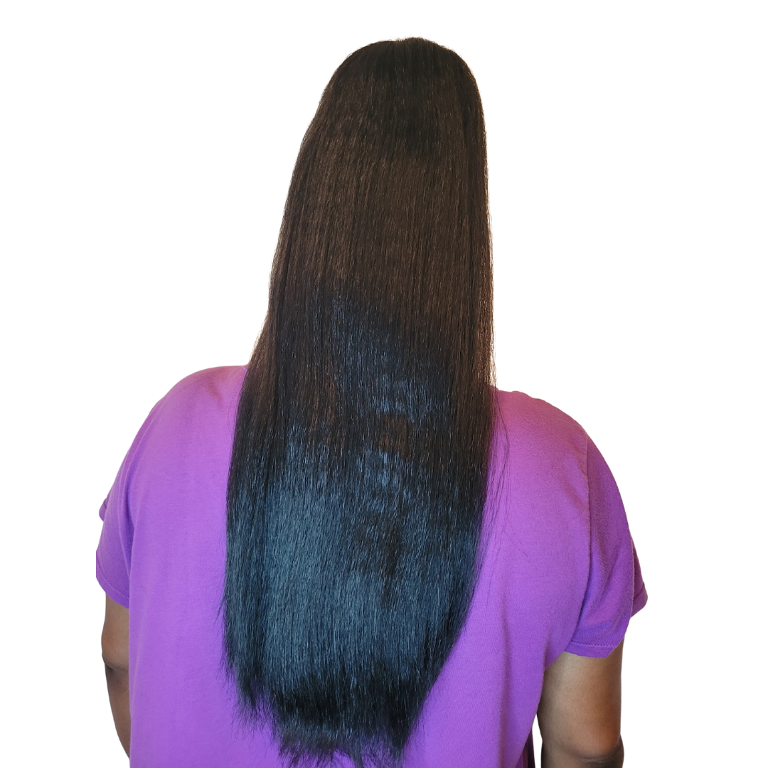 Kinky Straight | Easy Wrap Ponytail