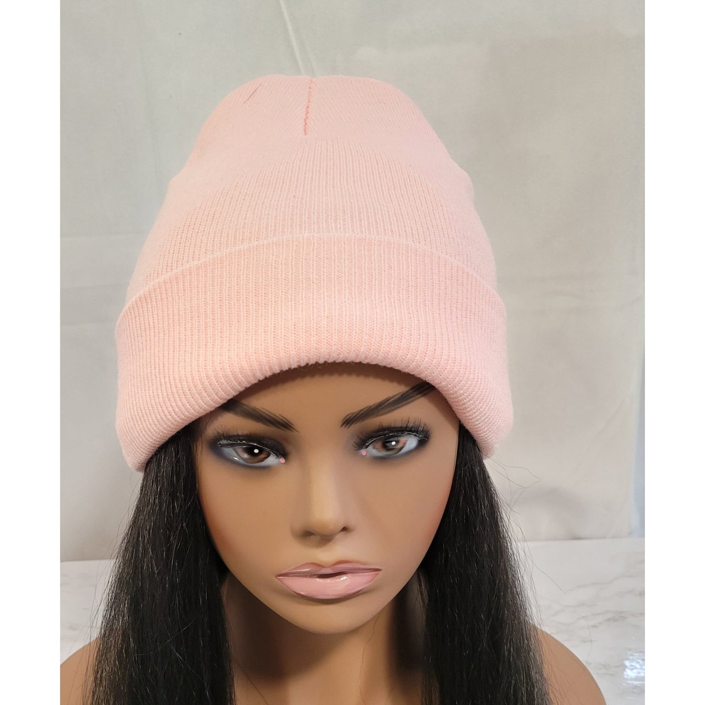 Satin lined knit beanie